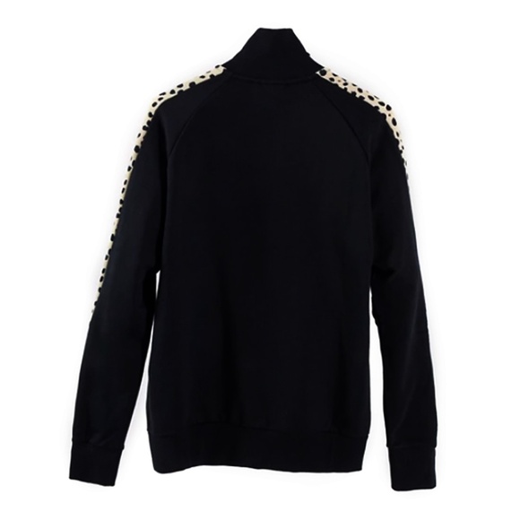 Puma Track jacket Leopard Black New With Tags - Picture 2 of 5